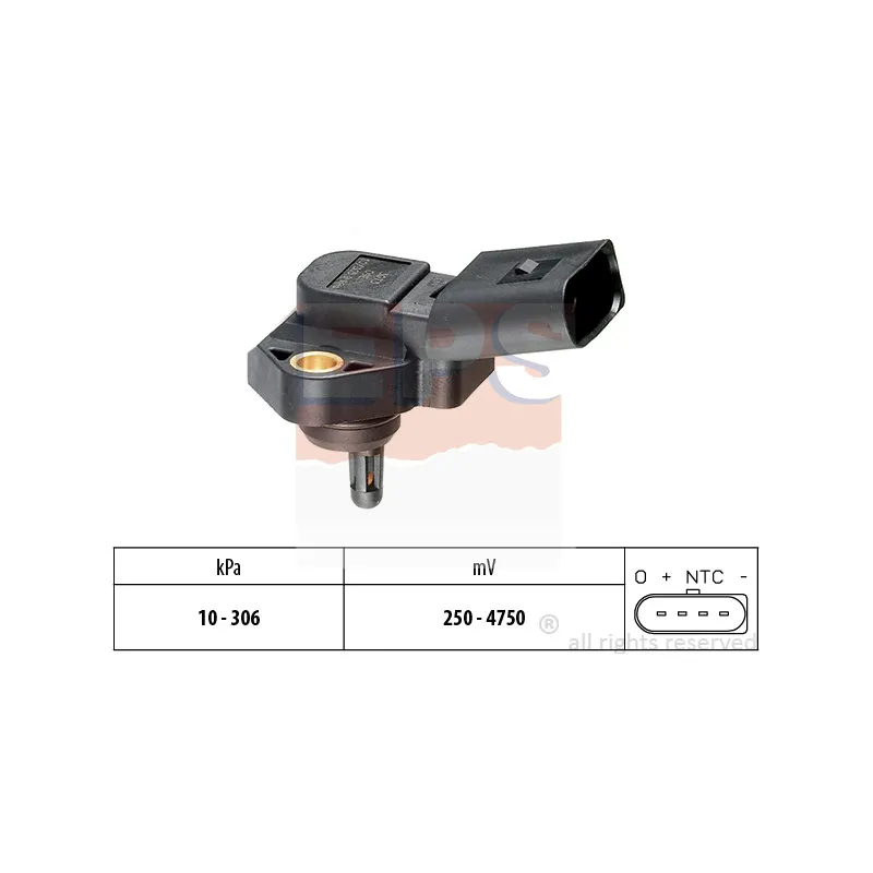 Capteur, pression de suralimentation EPS 1.993.073