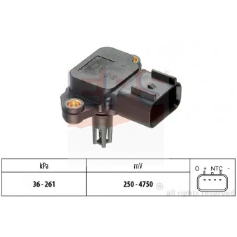 Capteur, pression de suralimentation EPS 1.993.076
