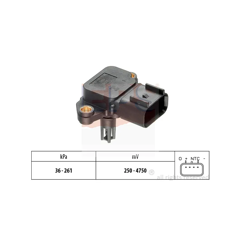 Capteur, pression de suralimentation EPS 1.993.076