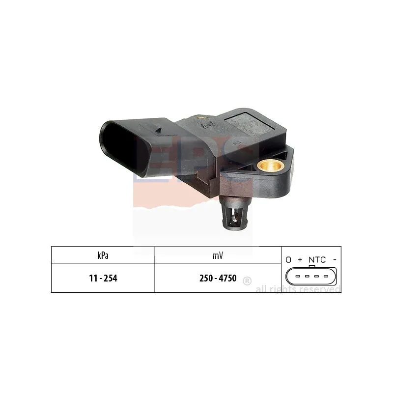 Capteur, pression de suralimentation EPS 1.993.083