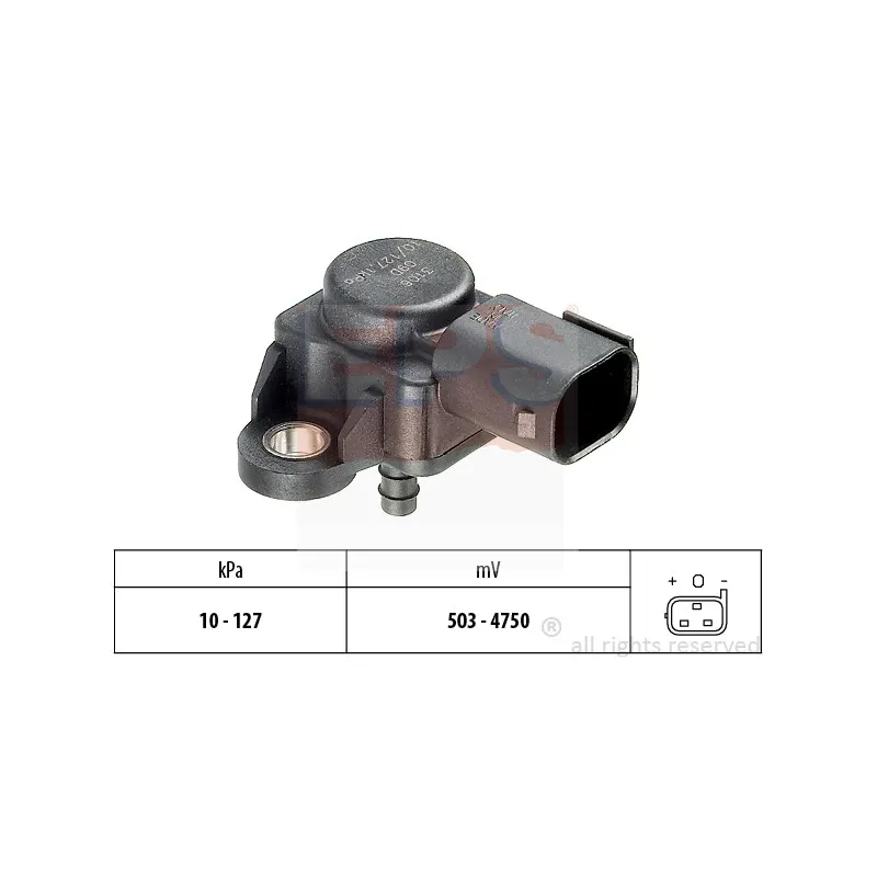 Capteur, pression de suralimentation EPS 1.993.106