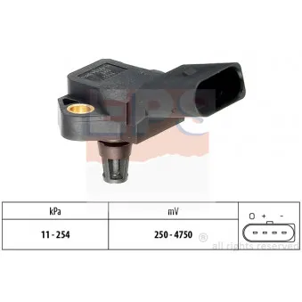 Capteur, pression de suralimentation EPS 1.993.112
