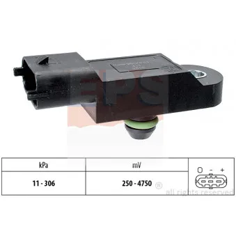 Capteur, pression de suralimentation EPS 1.993.121