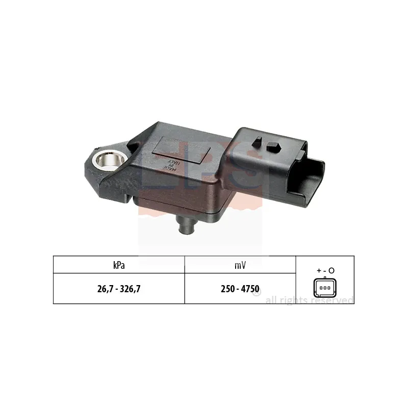 Capteur, pression de suralimentation EPS 1.993.136