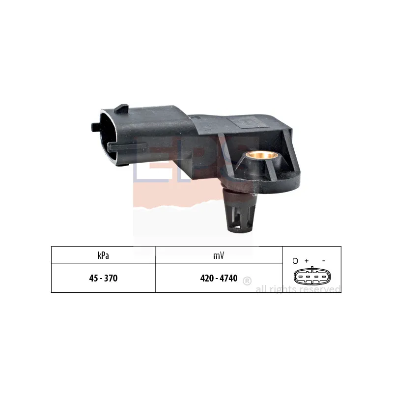 Capteur, pression de suralimentation EPS 1.993.167