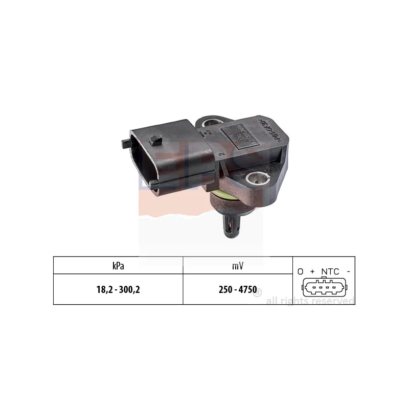 Capteur, pression de suralimentation EPS 1.993.178