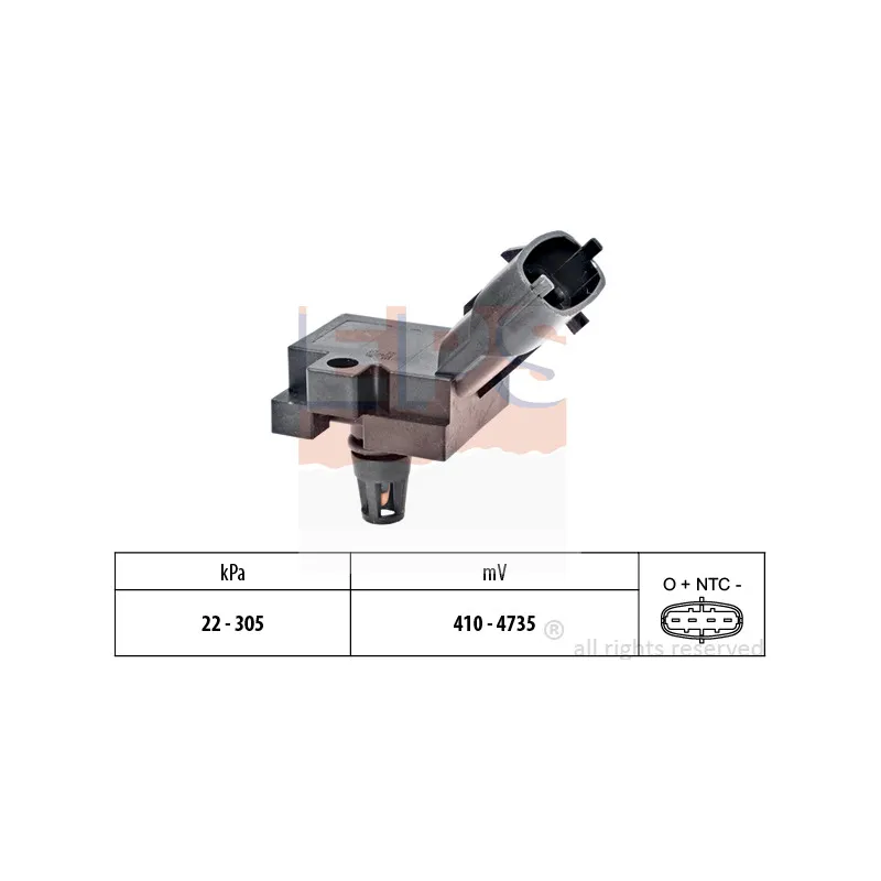 Capteur, pression de suralimentation EPS 1.993.186