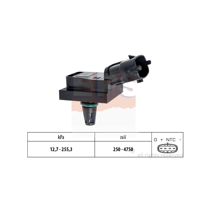 Capteur, pression de suralimentation EPS 1.993.246