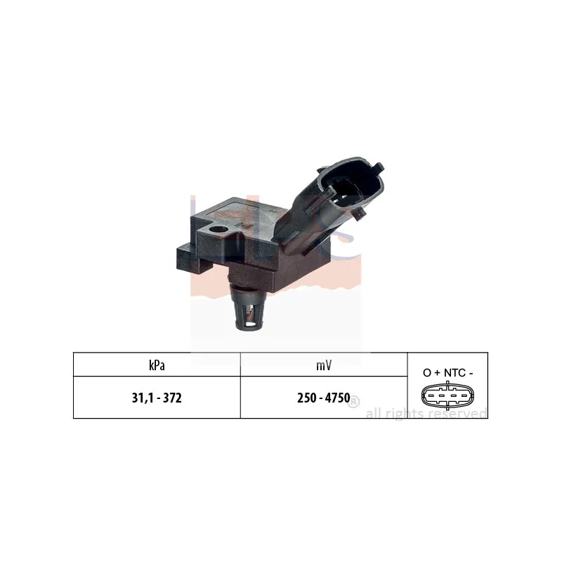Capteur, pression de suralimentation EPS 1.993.248