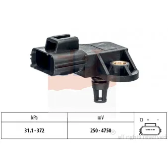 Capteur, pression de suralimentation EPS 1.993.250