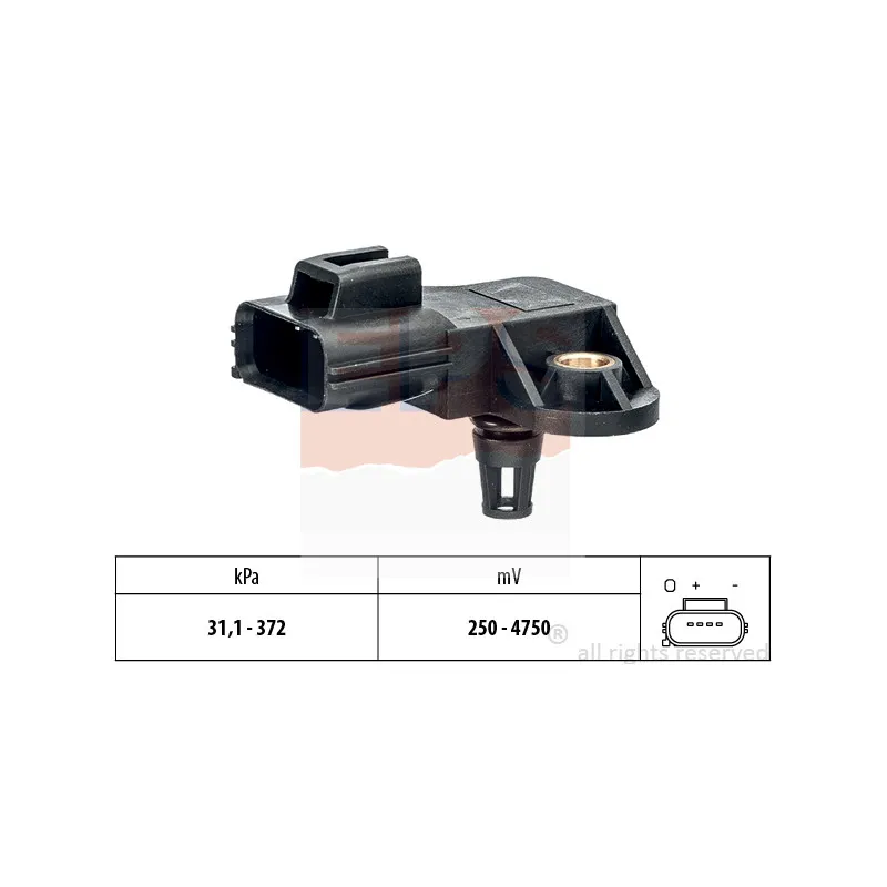 Capteur, pression de suralimentation EPS 1.993.250