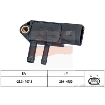 Capteur, pression des gaz échappement EPS 1.993.266