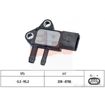 Capteur, pression des gaz échappement EPS 1.993.297