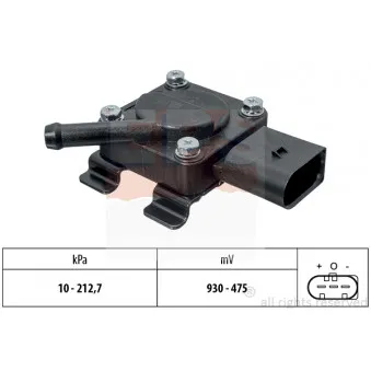 Capteur, pression des gaz échappement EPS 1.993.312