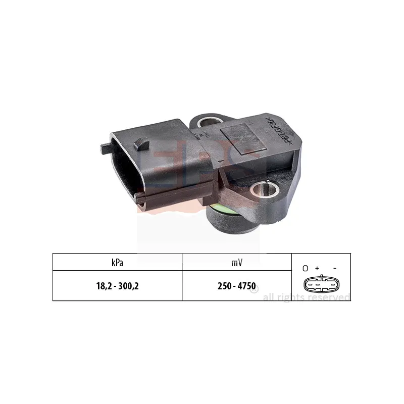 Capteur, pression de suralimentation EPS 1.993.345