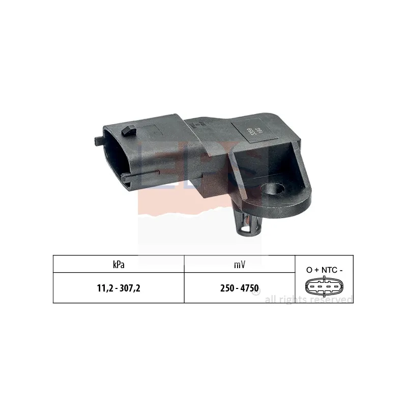 Capteur, pression de suralimentation EPS 1.993.359