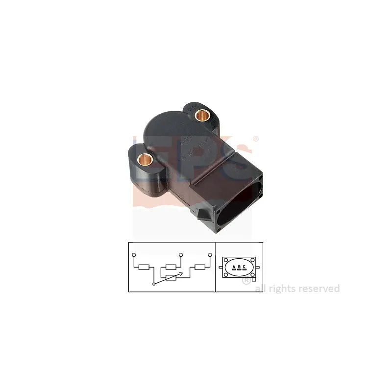 Capteur, position du papillon EPS 1.995.064
