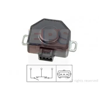 Capteur, position du papillon EPS 1.995.078