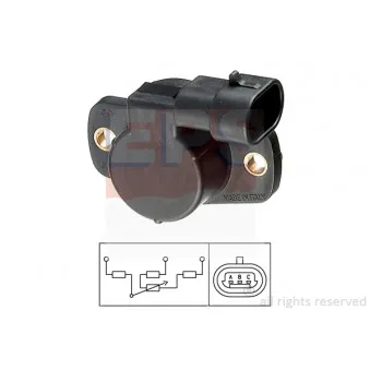Capteur, position du papillon EPS 1.995.083