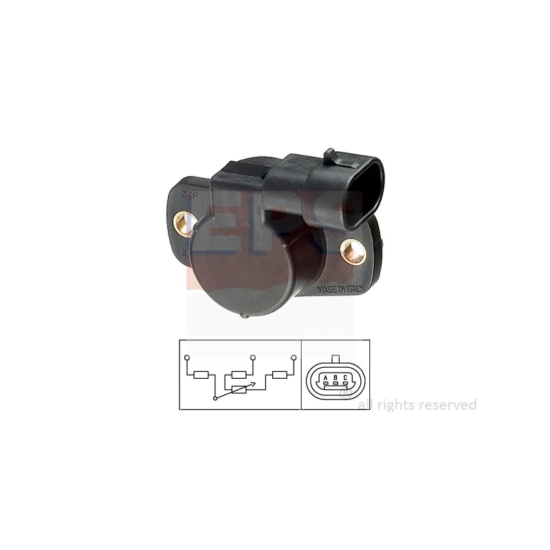 Capteur, position du papillon EPS 1.995.083