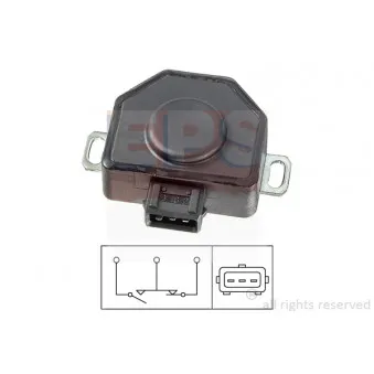 Capteur, position du papillon EPS 1.995.084