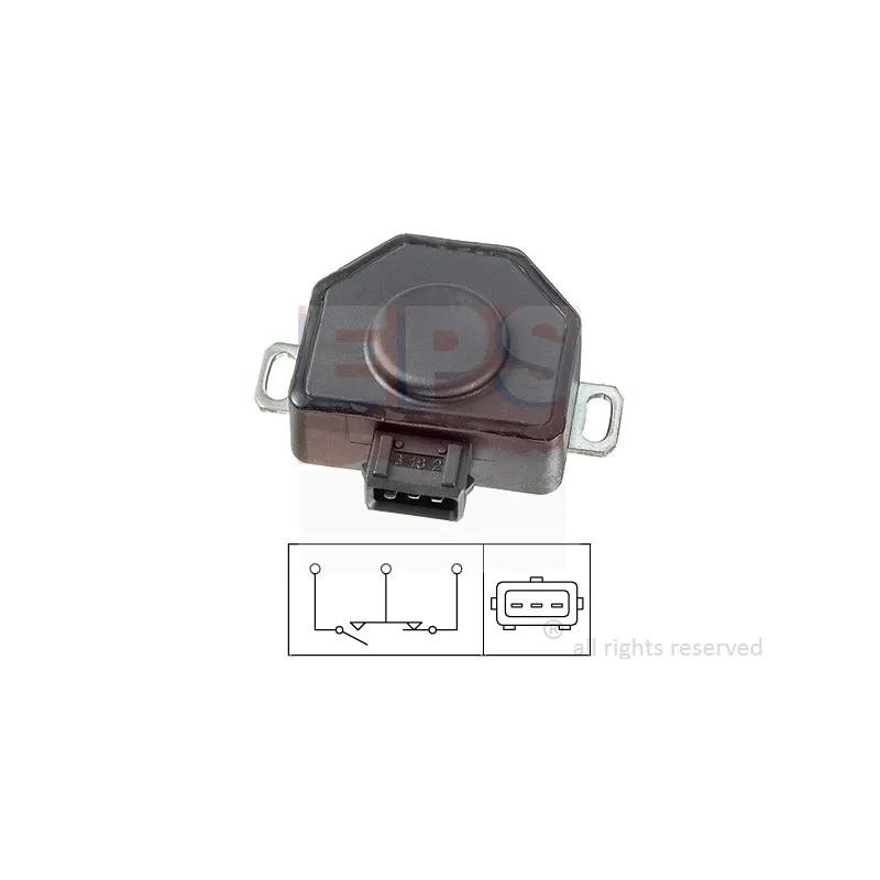 Capteur, position du papillon EPS 1.995.084