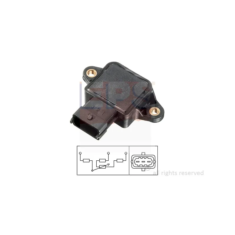 Capteur, position du papillon EPS 1.995.086