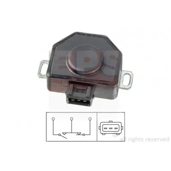 Capteur, position du papillon EPS 1.995.091