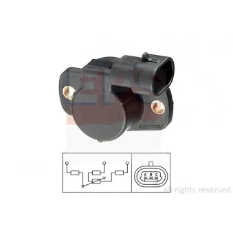 Capteur, position du papillon EPS 1.995.093
