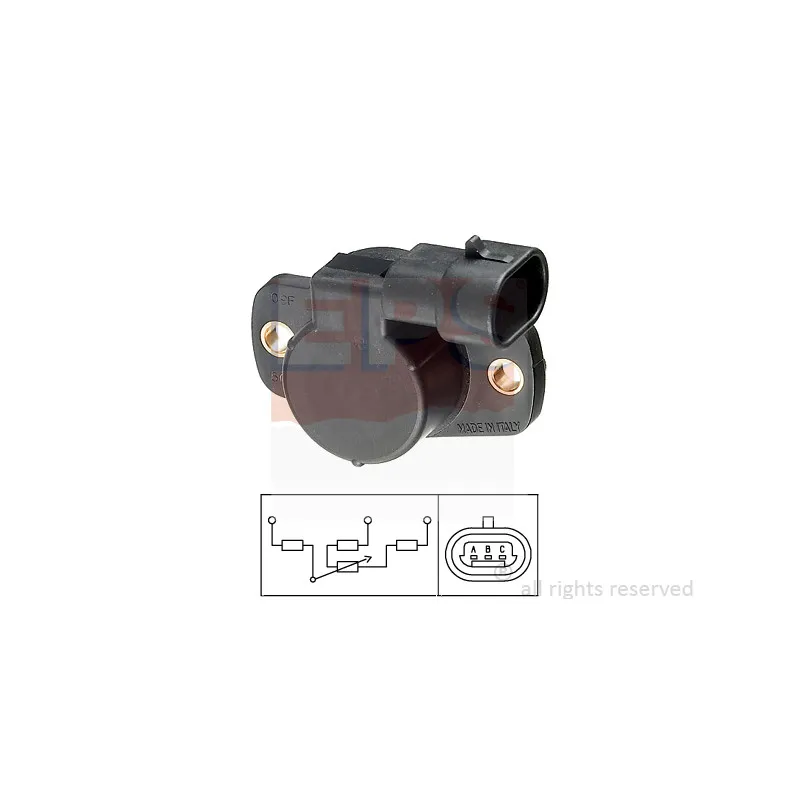 Capteur, position du papillon EPS 1.995.093