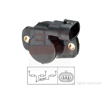 Capteur, position du papillon EPS 1.995.096