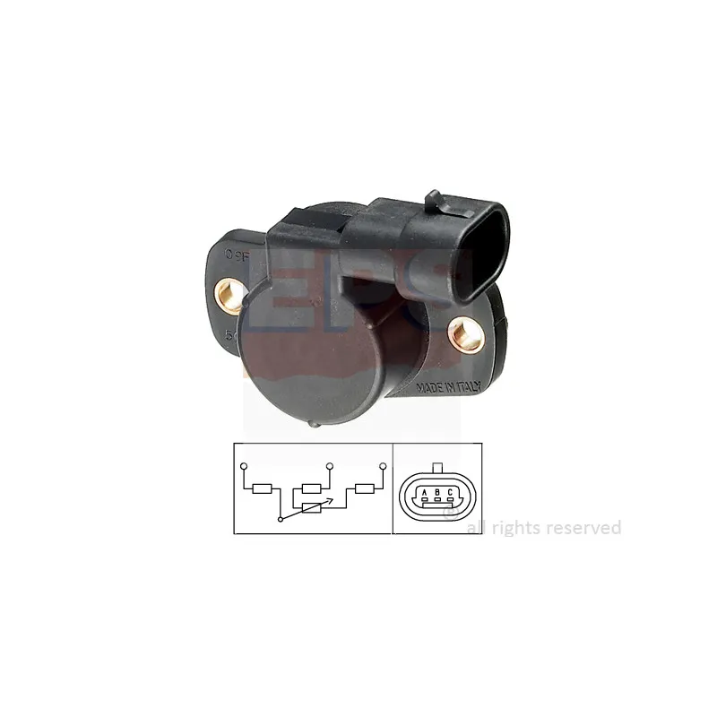 Capteur, position du papillon EPS 1.995.096