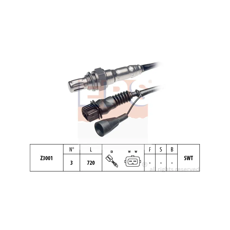 Sonde lambda EPS 1.997.025