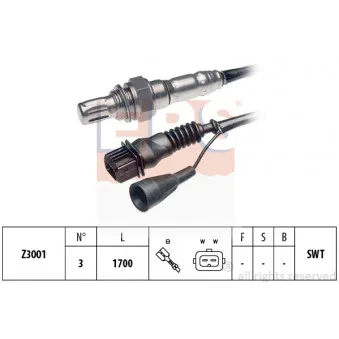 Sonde lambda EPS 1.997.030