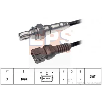 Sonde lambda EPS 1.997.045