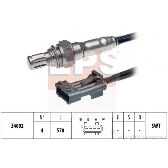 Sonde lambda EPS 1.997.063