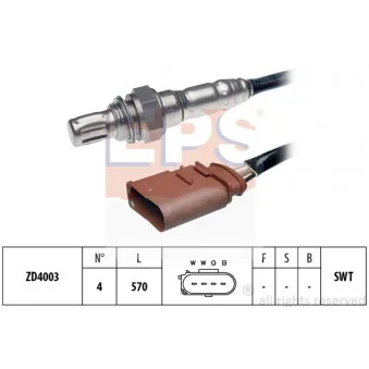 Sonde lambda EPS 1.997.090
