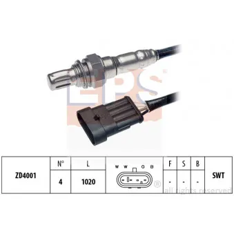 Sonde lambda EPS 1.997.096