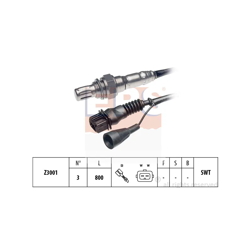 Sonde lambda EPS 1.997.118