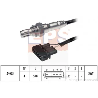 Sonde lambda EPS 1.997.192