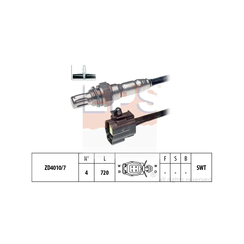 Sonde lambda EPS 1.997.231