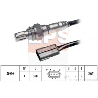 Sonde lambda EPS 1.997.262