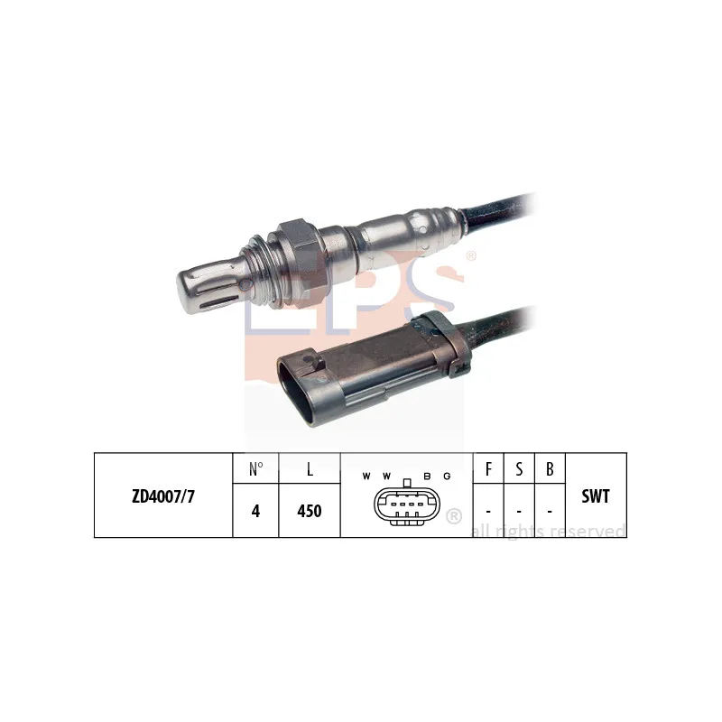 Sonde lambda EPS 1.997.282
