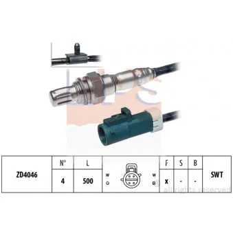 Sonde lambda EPS 1.997.324