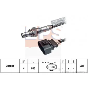 Sonde lambda EPS 1.997.352