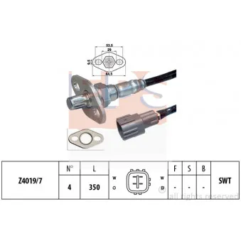 Sonde lambda EPS 1.997.370