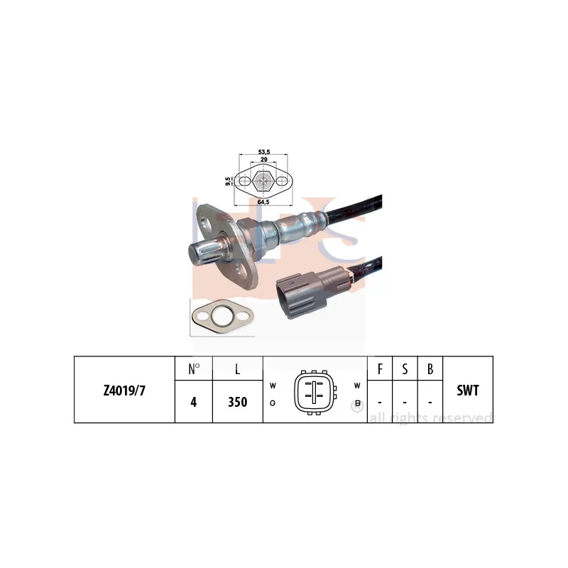 Sonde lambda EPS 1.997.370