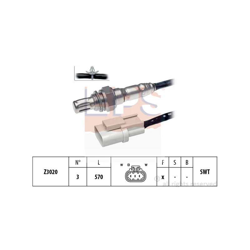 Sonde lambda EPS 1.997.398