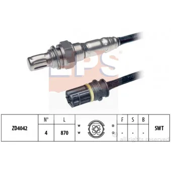 Sonde lambda EPS 1.997.407