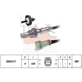 Sonde lambda EPS 1.997.487
